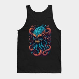 skull kraken Tank Top